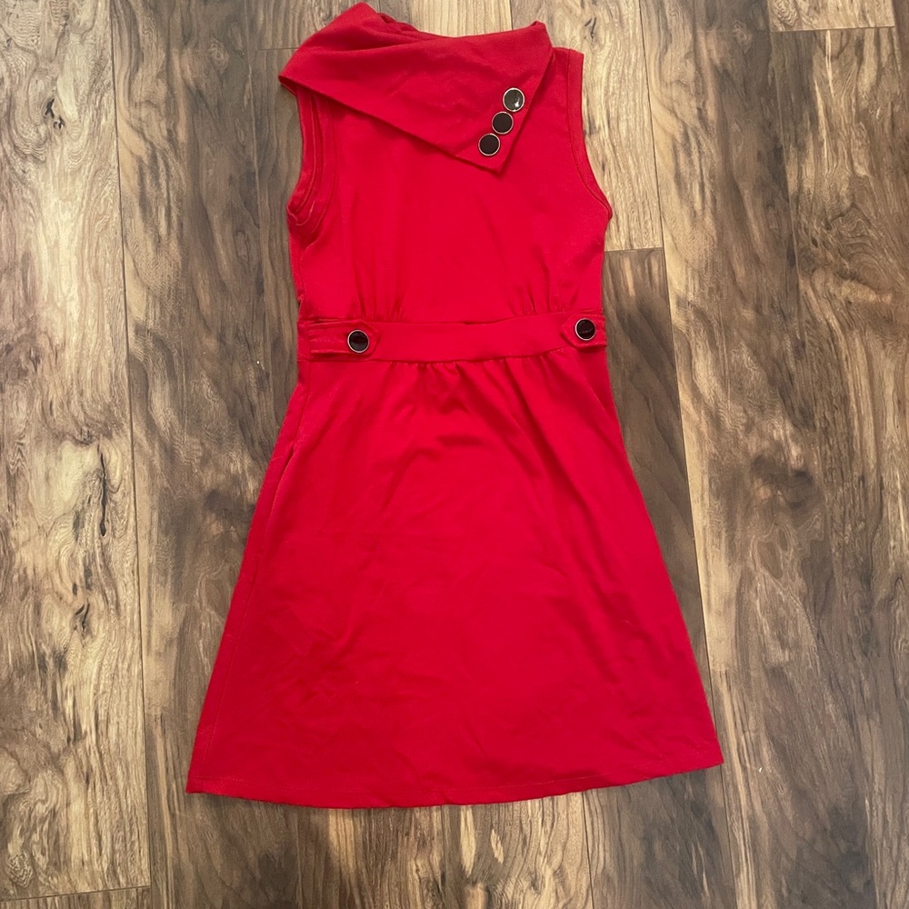 Vintage style red dress